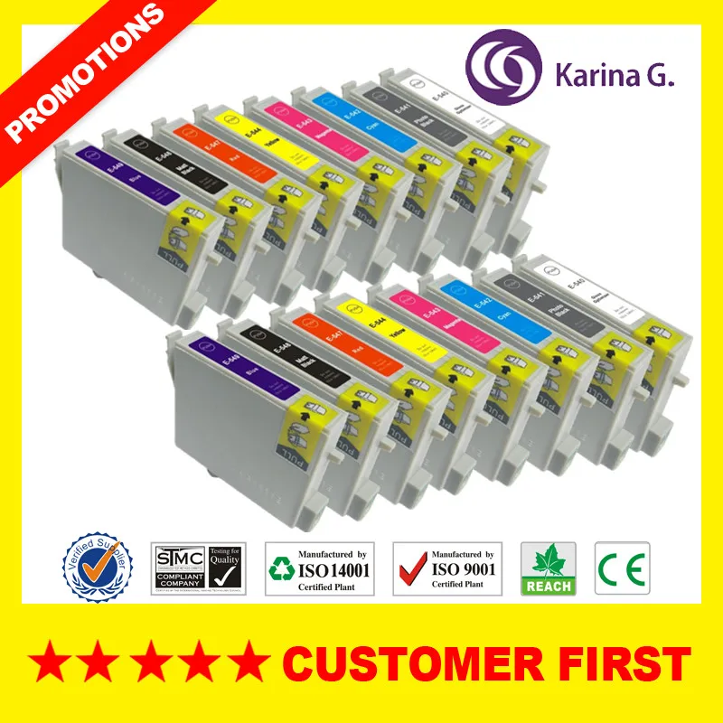 Совместимый чернильный картридж для T0540 T0541 T0542 T0543 T0544 T0547 T0548 T0549 подходит Epson Stylus