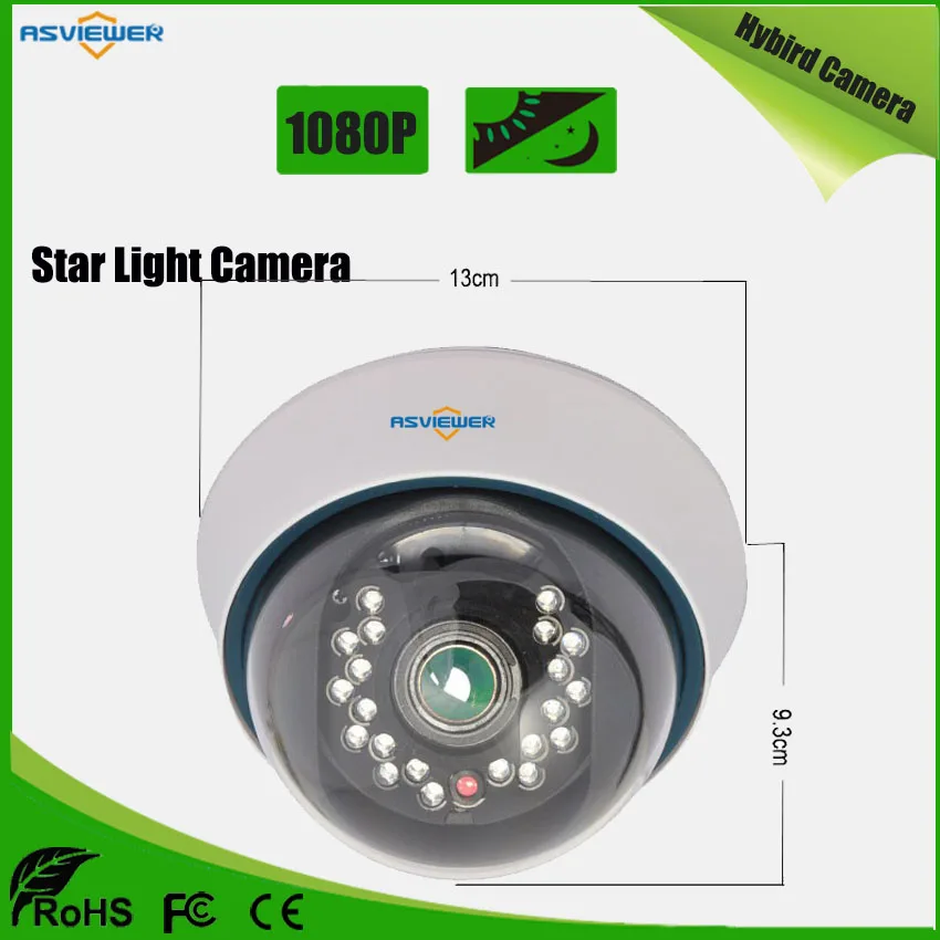 Sony STARVIS CMOS sensor IMX307 low light security camera 1080P Indoor