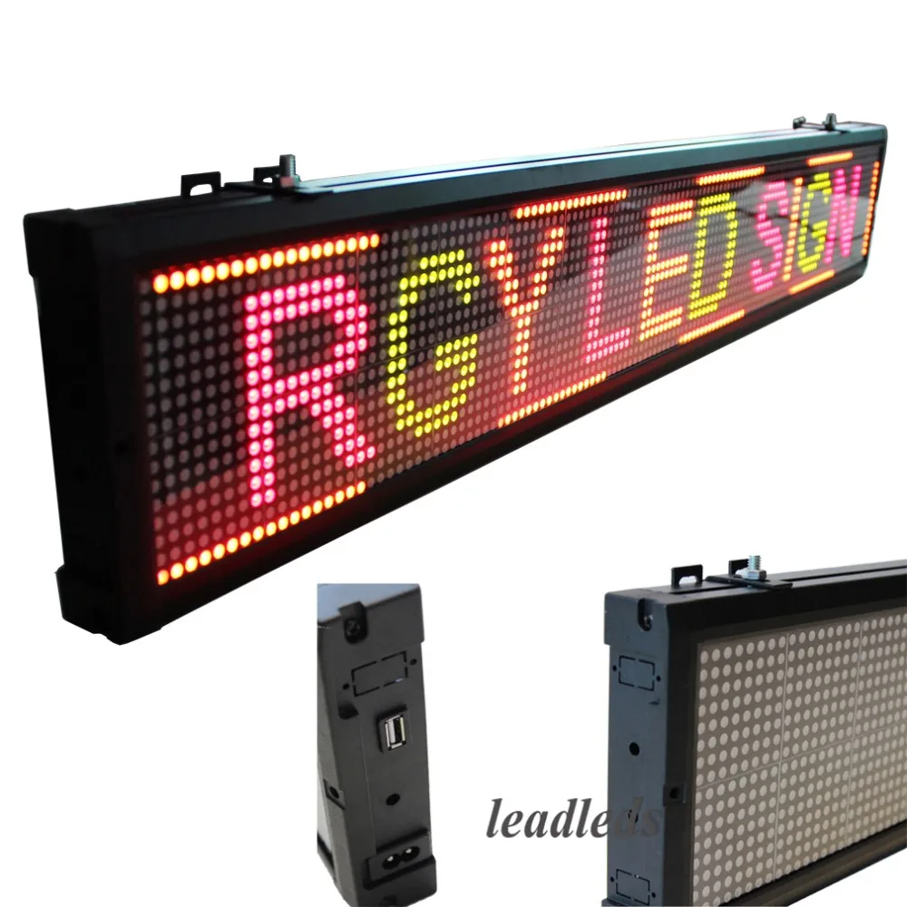 red yellow green led display