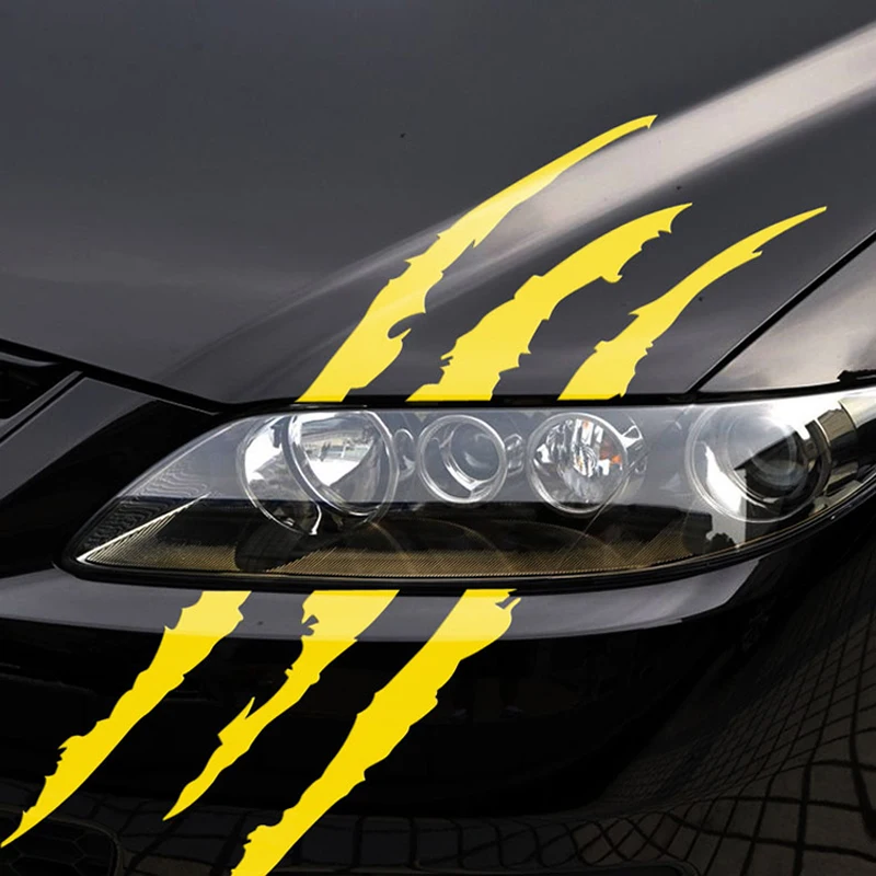 

Car monster claw scratch stripe headlight sticker for Kia Rio 3 4 K2 K3 K5 K4 Cerato,Soul,Forte,Sportage R,SORENTO,Mohave,OPTIMA
