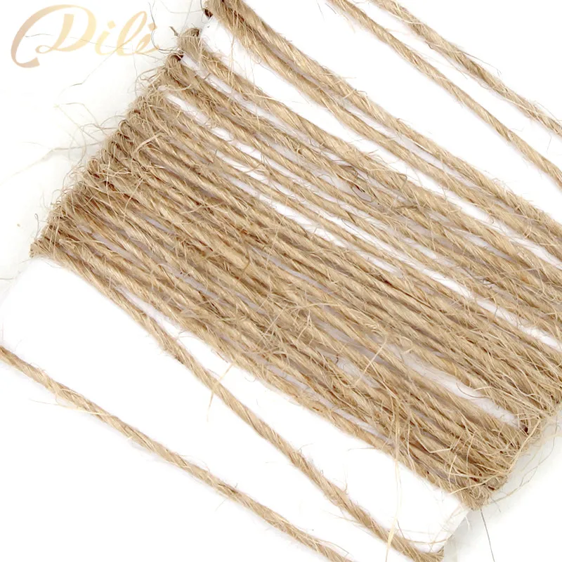 1mm Natural Hemp Rope 100 Meters Hemp Jute Rope Natural Jute Twine Cord DIY Decorative Handmade Accessory