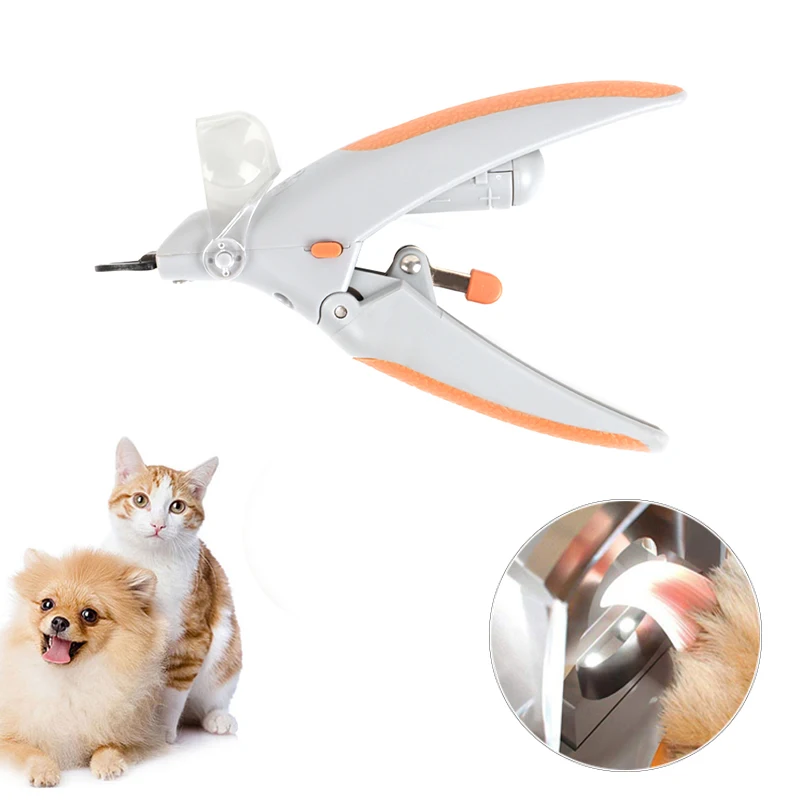 

Professional Pet Dog Nail Clipper With LED Light Dog Cat Safety Beauty Tools Scissors Pet Dog Grooming Nail Clippers For Pets