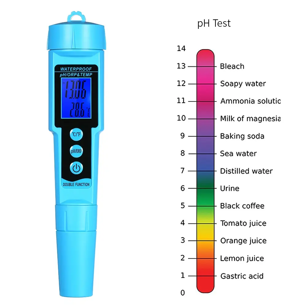 KKMOON Портативный Ручка портативный тестер качества воды фильтр измерения качество и чистота воды тестер PH/ORP/TEMP метр