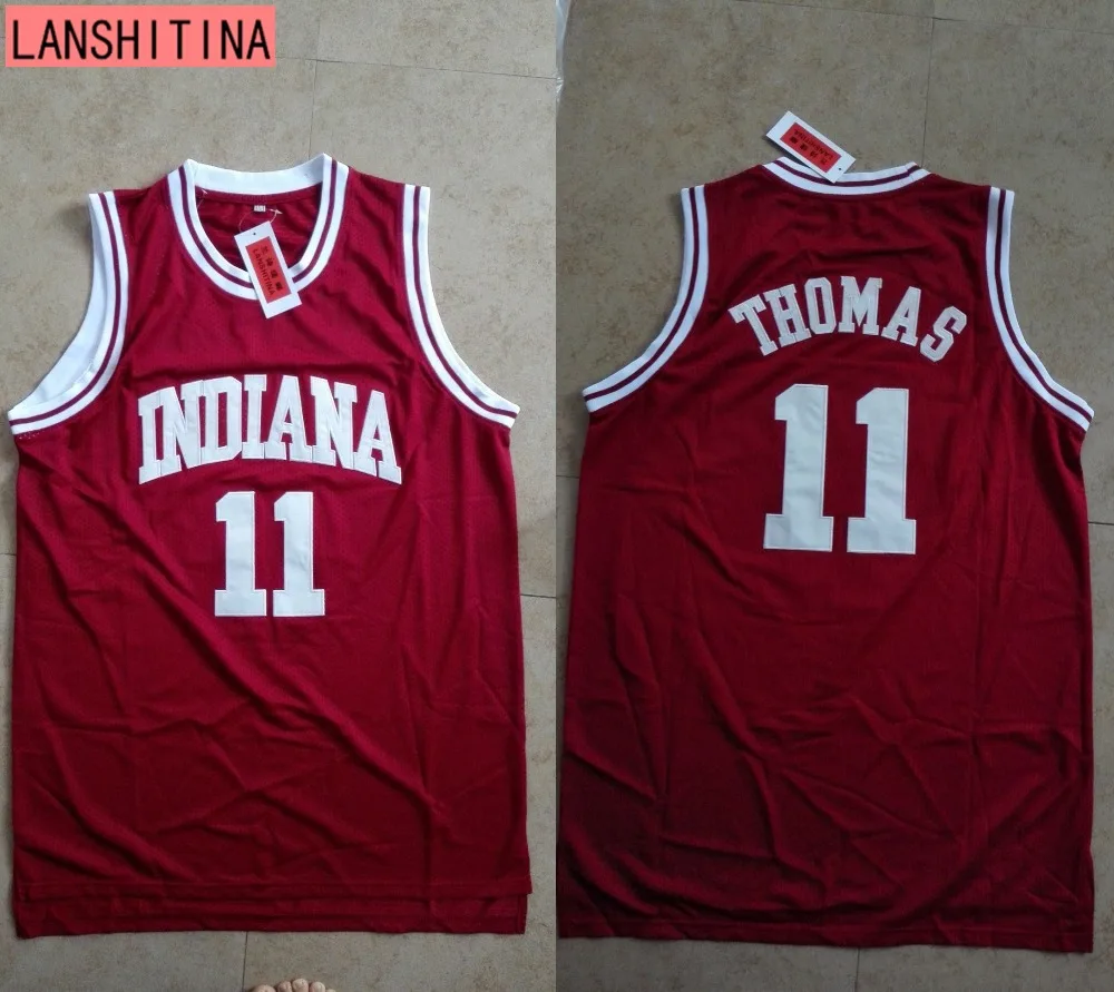 Cheap Throwback Basketball Jersey Isiah Thomas 11 1981 Indiana