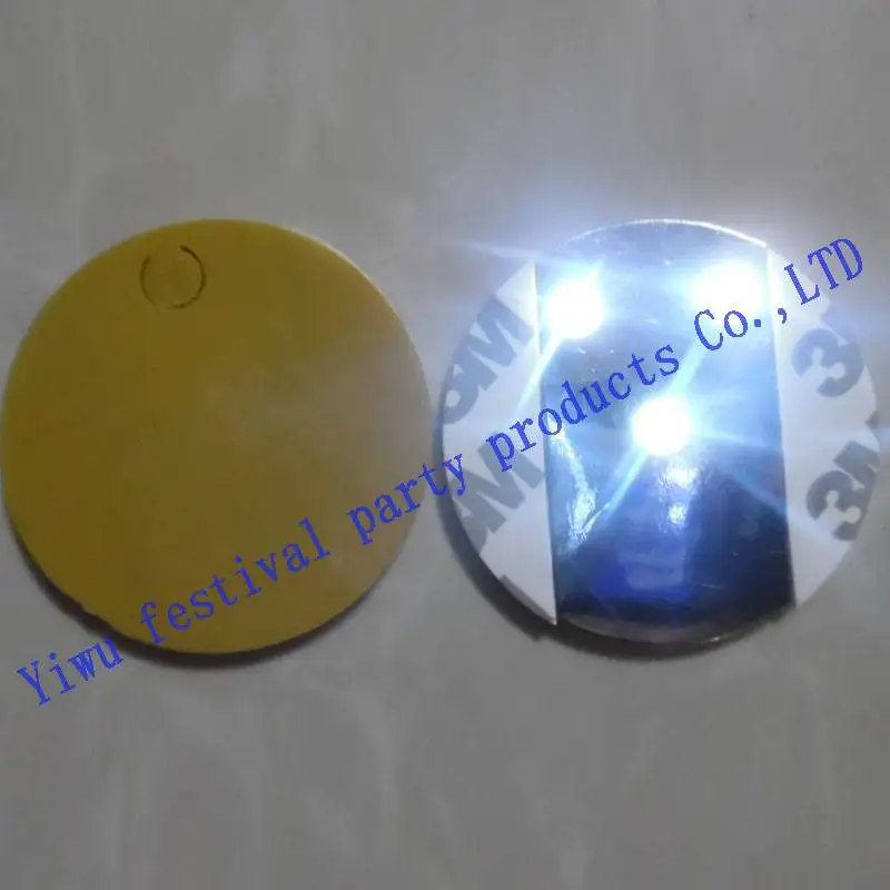 

Mini battery operated led flashing beer coaster with sticker led flashing coaster bottle sticker
