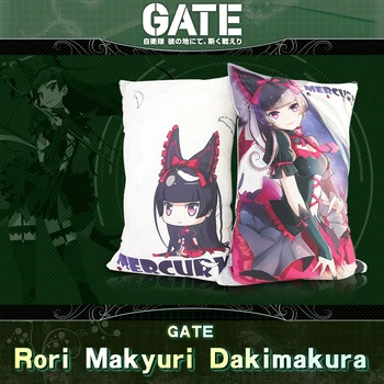 

Japanese Anime GATE Rori Makyuri Hugging Body Short Throw Pillow Cute Cushion 2WAY Plush Fabric 35*55/45*70cm