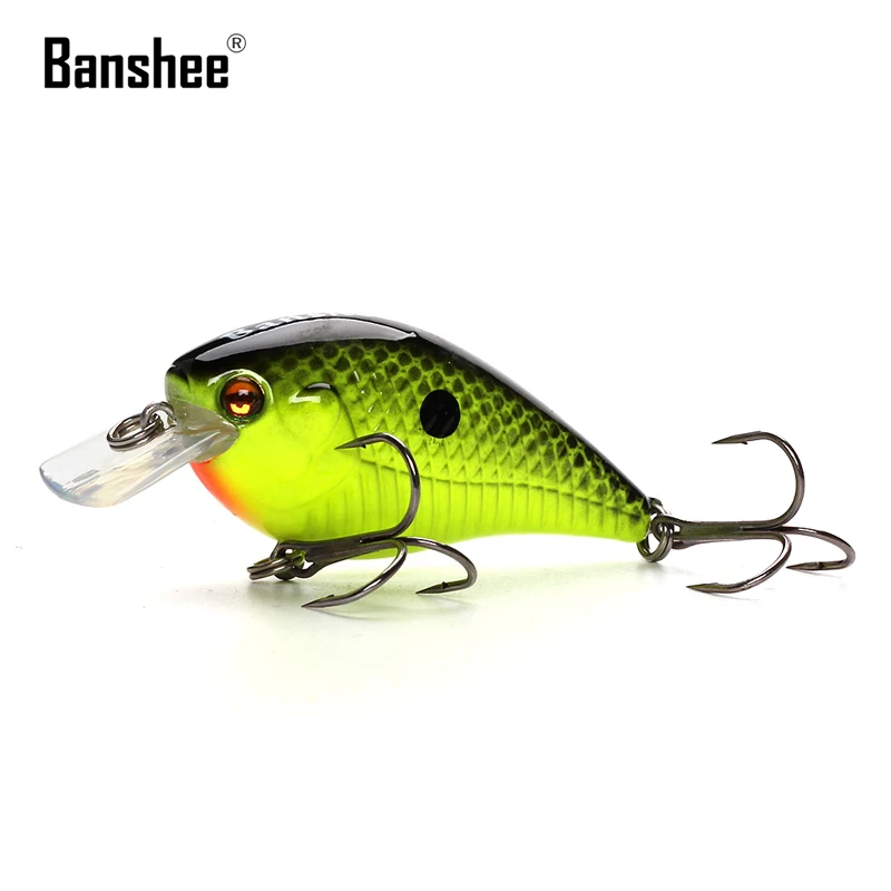 

60mm 12g Blitz Crank Floating Fishing Lure BaitKXY005 Rattle Sound Wobbler Square Bill ArtificialMedium Diving BansheeCrankbaits