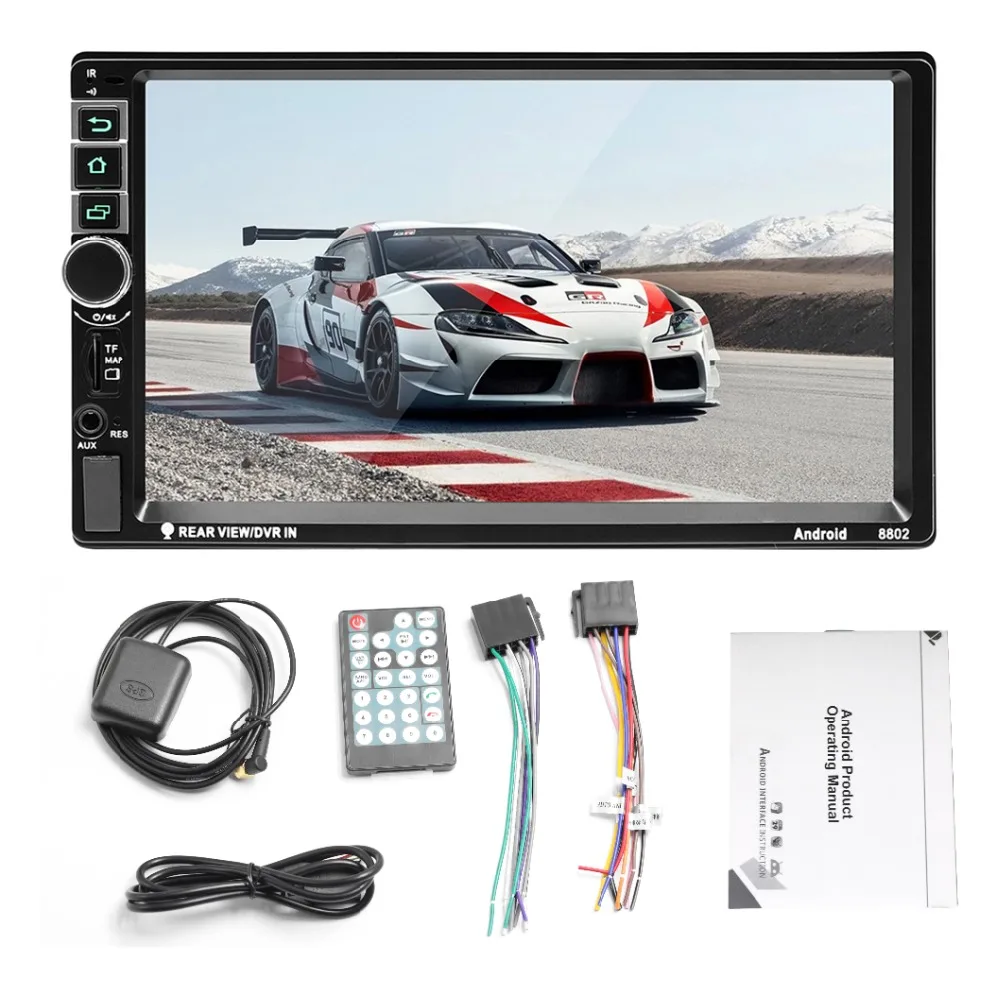 Автомагнитола Andriod Mirrorlink с GPS Wi Fi поддержкой камеры заднего вида 2 din FM TF USB