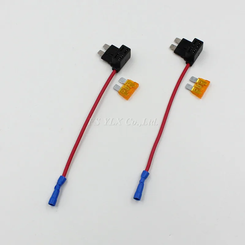 

2pcs Add A Circuit Fuse Tap Piggy Back Standard Blade Fuse Holder ATO ATC 12v 24v 20A fuse