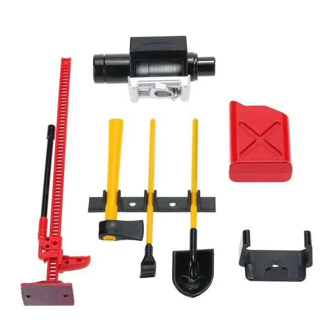LeadingStar 6Pcs/Set Decoration Tools Set Kit for 1:10 RC Car Accessories Red Yellow Color | Игрушки и хобби