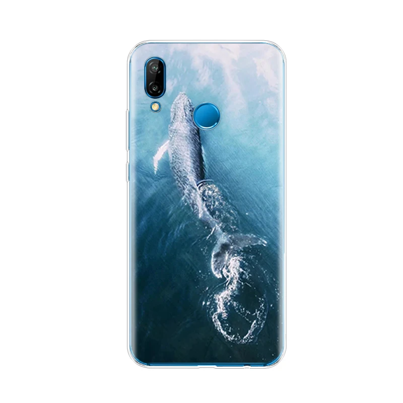 Чехол для huawei P20 LITE, чехол для huawei p20 pro, чехол на заднюю панель, силиконовый 360, полностью защитный чехол P 20, прозрачный - Цвет: NO.63