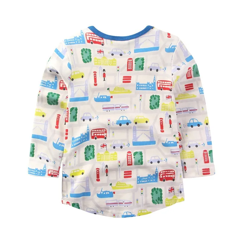 Jumpingbaby Brand Kids Boys Long Sleeve Cotton T-Shirt 2016 Hot Children Girls Autumn Cartoon Tees Tops Clothing For 1-6Y Child06