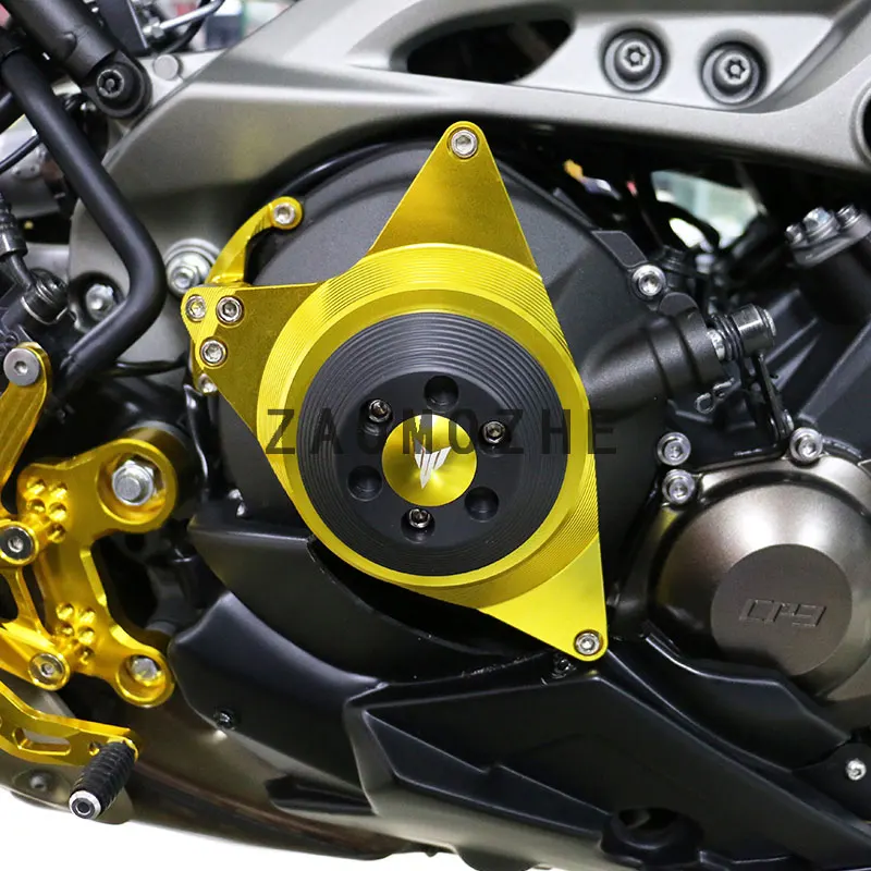 Мотоцикл Статор двигателя крышка с ЧПУ Алюминиевый двигатель защитная крышка протектор для Yamaha MT09 FZ-09 MT-09 2013