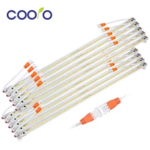 Barre lumineuse LED, Tube 50cm, 220V, 50cm, SMD 5730, 10 pièces/lot, bande lumineuse pour cuisine, sous-meuble