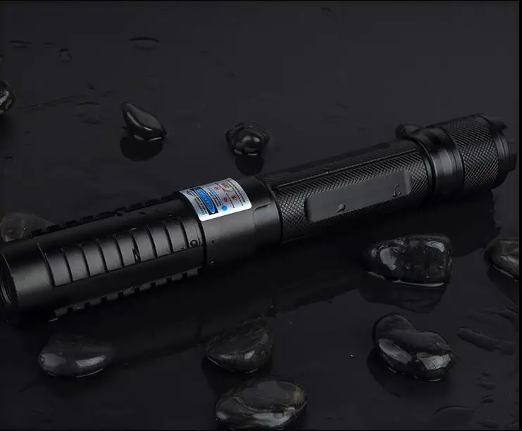 Poderoso Forte Potência Militar Ponteiro Laser Azul Queima Jogo Vela Aceso Cigarro Wicked Lazer 5000 Watt 450nm 5000000m 5in1 9 High Quality Esporte e Lazer
