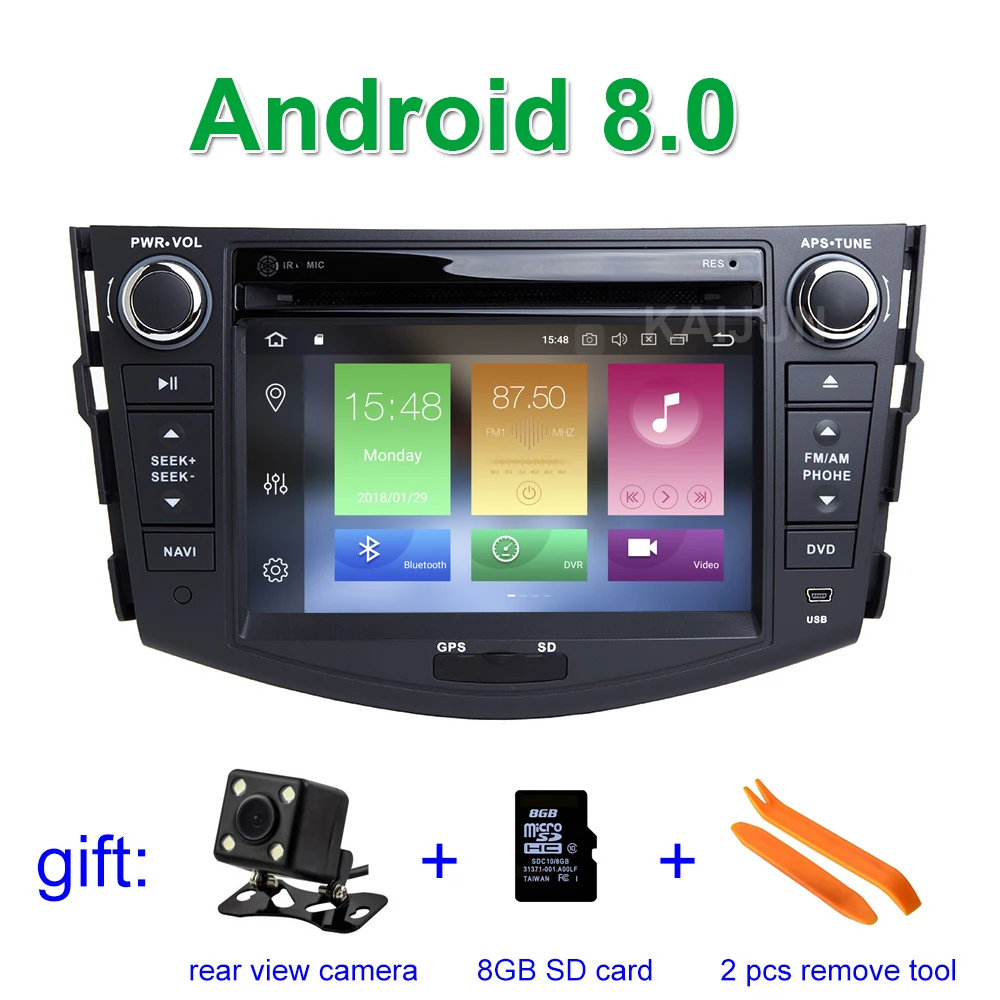 

IPS screen 4G RAM Android 8.0 Car DVD Multimedia Player for Toyota RAV 4 RAV4 2006 - 2012 with Wifi BT Radio stereo GPS