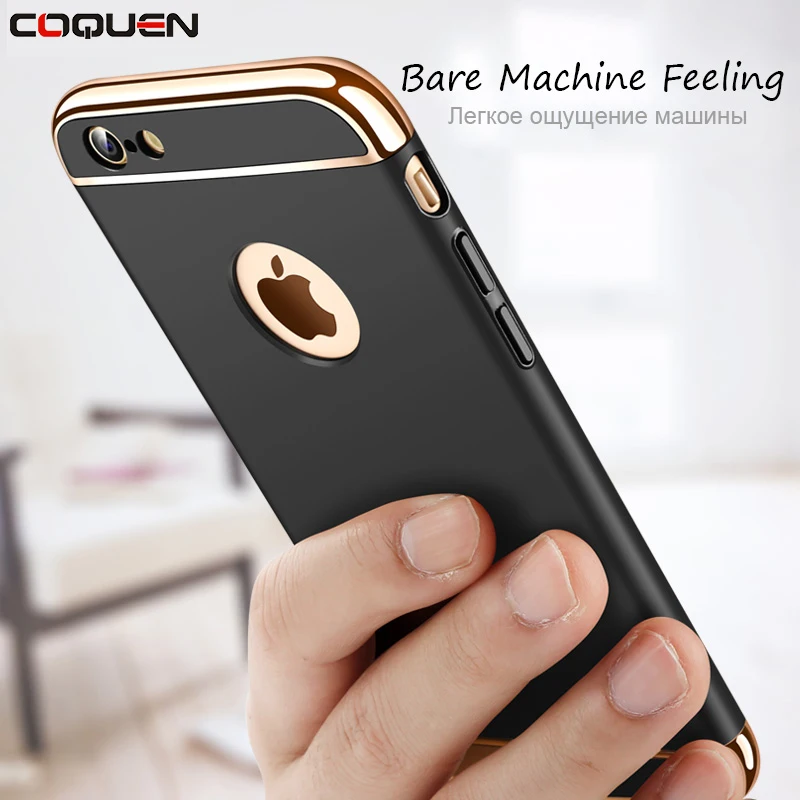 COQUEN Luxury Case For iPhone 6 s 7 Plus Case For Girls Hard Candy Phone Case Full Protection Cover For iPhone 5s se 7 6s 8 10 X