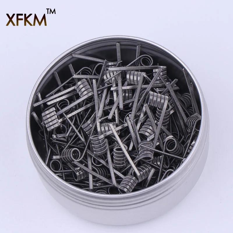 Спираль XFKM 50/100 шт. витая Плавленая спираль для Клэптона готовые чужеродный микс