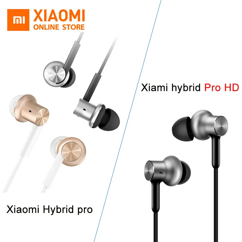 Original Xiaomi Hybrid Pro HD Earphone/Mi In Ear Hybrid Wired Control ...