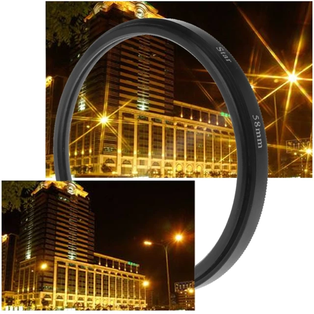 Best Offers 58mm Or 72mm Lens Point Star 4 Filter Starburst Twinkle For Canon Nikon Camera Accessory