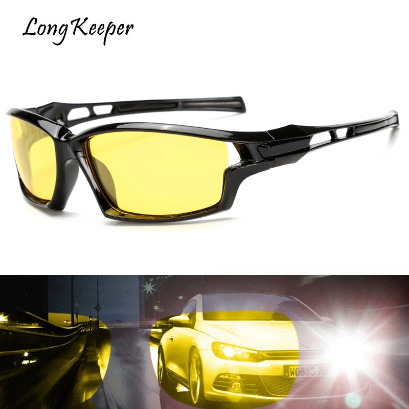 Unisex Night Vision 100% UV400 Polarised Driving Sun Glasses For Men Polarized Stylish Sunglasses Male Goggle Eyewears_voghion.com