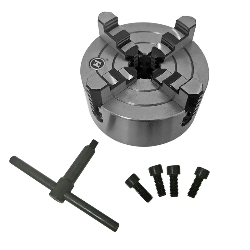 

Reversible Independent 125mm Lathe Chuck 4Jaw 5'' CNC Machine Tool 4-M8 Four Jaws CNC Metalworking Tool Accessory