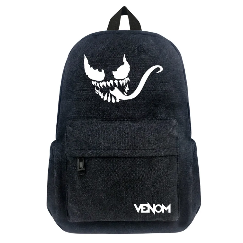 

Fashion Backpack Marvel Venom Canvas Travel backpack Men Women Unisex Waterproof School Bag Book Bag Laptop Bag