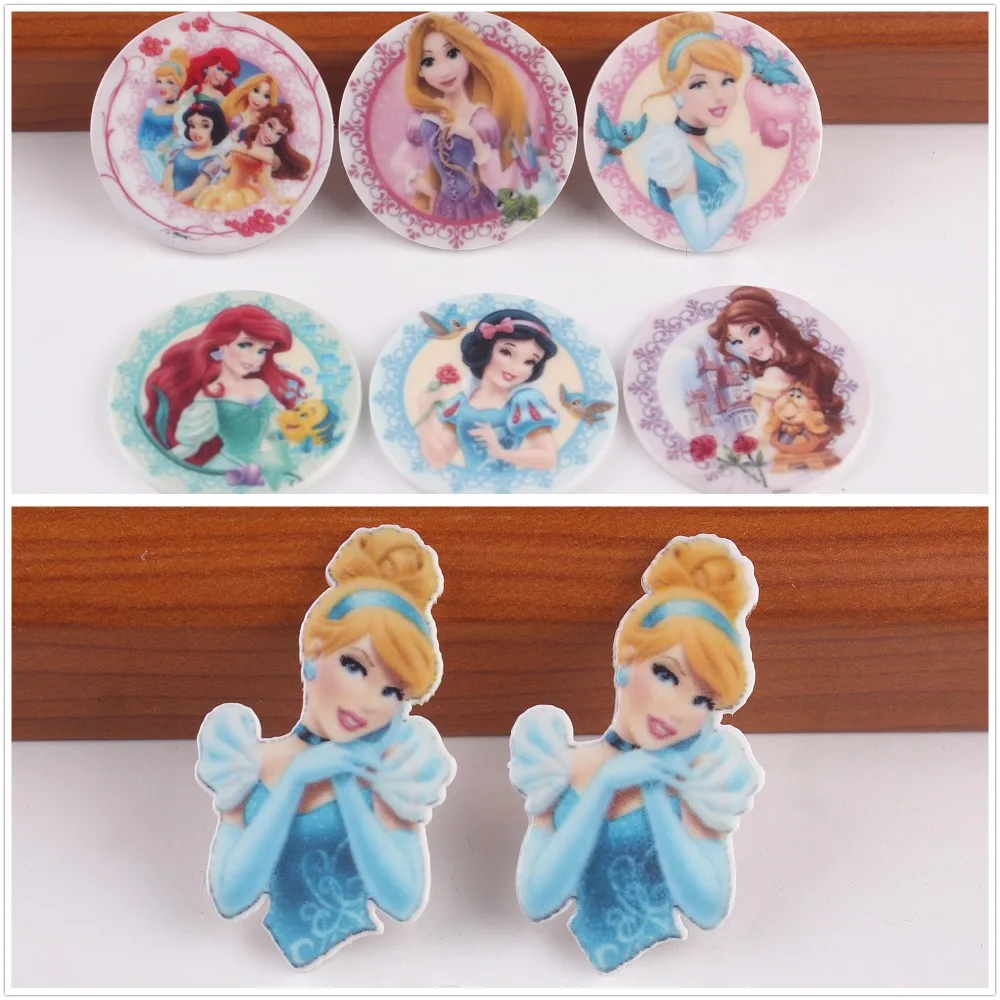 

10pcs/lot planar resin kawaii girls resin cabochons accessories