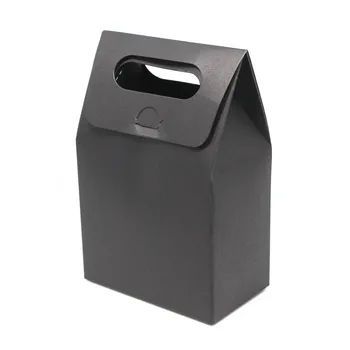 

30Pcs/lot 10x6x16cm Colorful Stand Up Kraft Paper Gifts Package Box with Handle Carton Paper Crafts Chocolate Packing Box