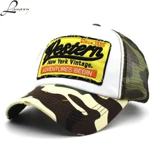 Lanxxy Новые камуфляжные бейсболки для мужчин Летний стиль бейсболка с сеткой Женская кепка регулируемая крышка