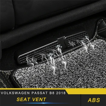 

For Volkswagen Passat B8 2018 Car Styling Seat A/C Vent Outlet Panel Cover Trim Frame Sticker Interior Accessories