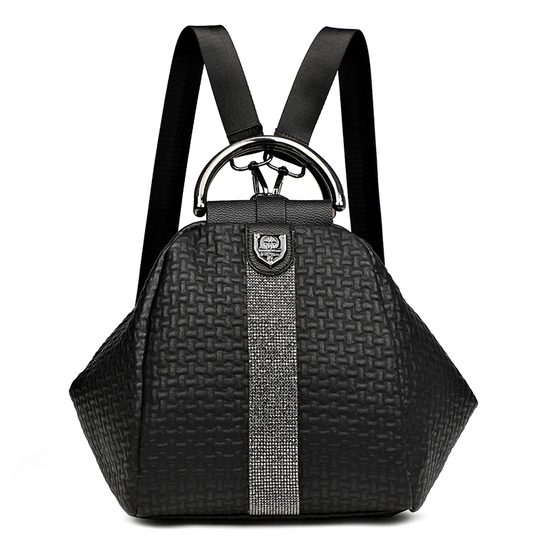 

High Quality PU Leather Women Backpack Personally Fashion Multifunction Youth Shoulder Bag Daily Casual Travel Backpack