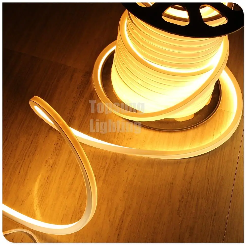 

9 color outdoor landcape lighting led flex neon tube 24v waterproof flexiblestrip 120led 2835 smd ribbon rope square topview 12v