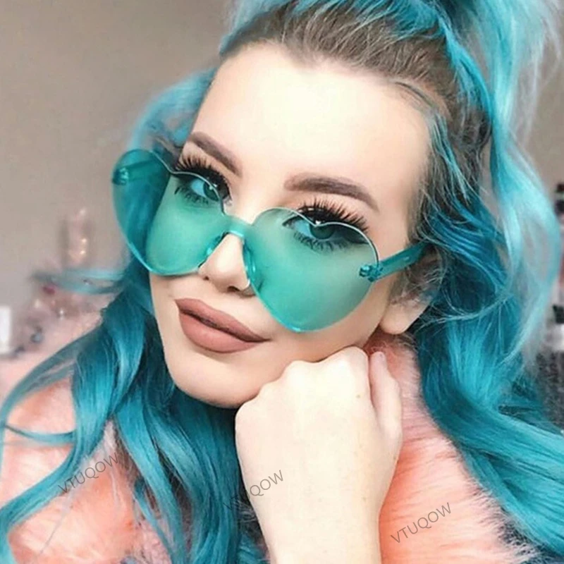 

Luxury brand women's Sunglasses 2019 Summer Fashion Vintage Retro Heart Sunglass Lady Female Sun Glasses For Women gafas lunette