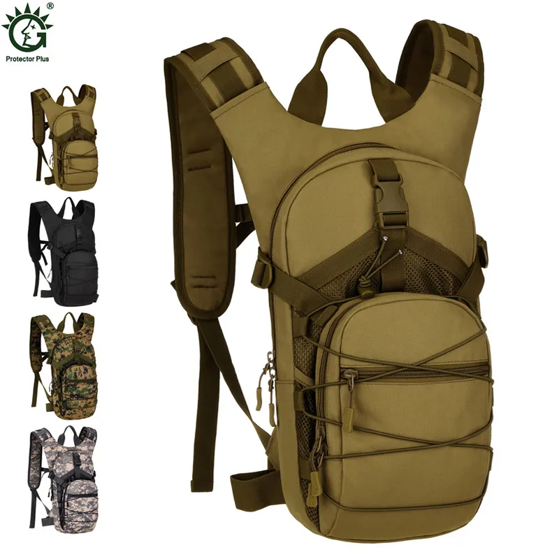 

New Men's 2.5L Hydration Backpack Fashion Waterproof Nylon Male Travel Rucksack Riding Casual Camouflage Hike Bags 2019