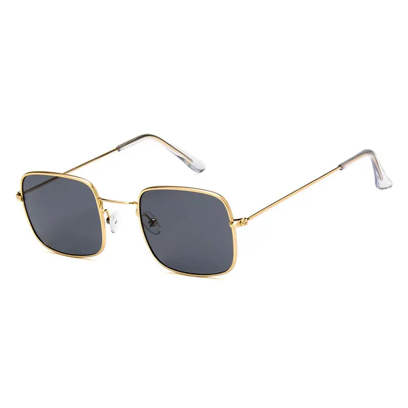 HAPTRON винтажные желтые прозрачные солнцезащитные очки для женщин и мужчин, оправа для очков, яркие цвета, солнцезащитные очки, розовые очки Oculos de sol - Цвет линз: C7 gold black