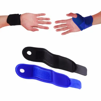

1PC Polyester Wrist Guard Band Brace Support Gym Strap Magnetic Carpal Tunnel Sprains Strain Protection Sports Safety