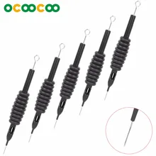 5 шт) интегрированная упаковка одноразовая игла+ ручка трубка 3RS-серебро+ черный(5 шт