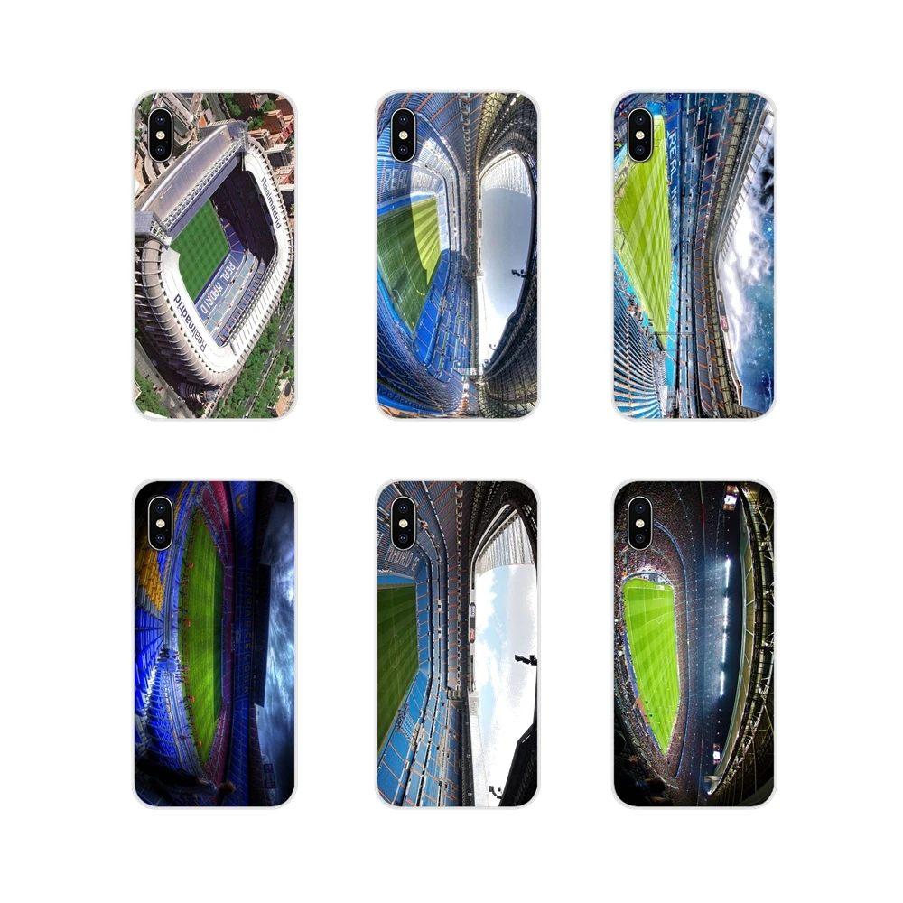 

Silicone Phone Cases Santiago Bernabeu Football Soccer Estadio For Huawei P Smart Mate Honor 7A 7C 8C 8X 9 P10 P20 Lite Pro Plus