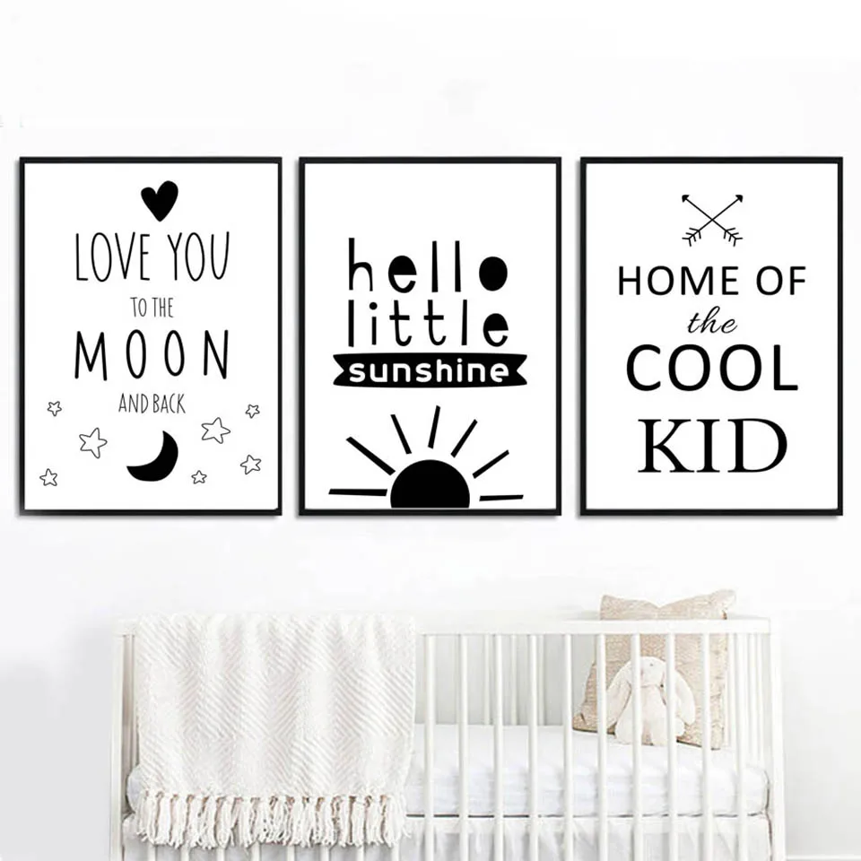 Black-White-Sun-Moon-Quotes-Canvas-Painting-Wall-Art-Canvas-Prints-Nordic-Posters-And-Prints-Wall (2)