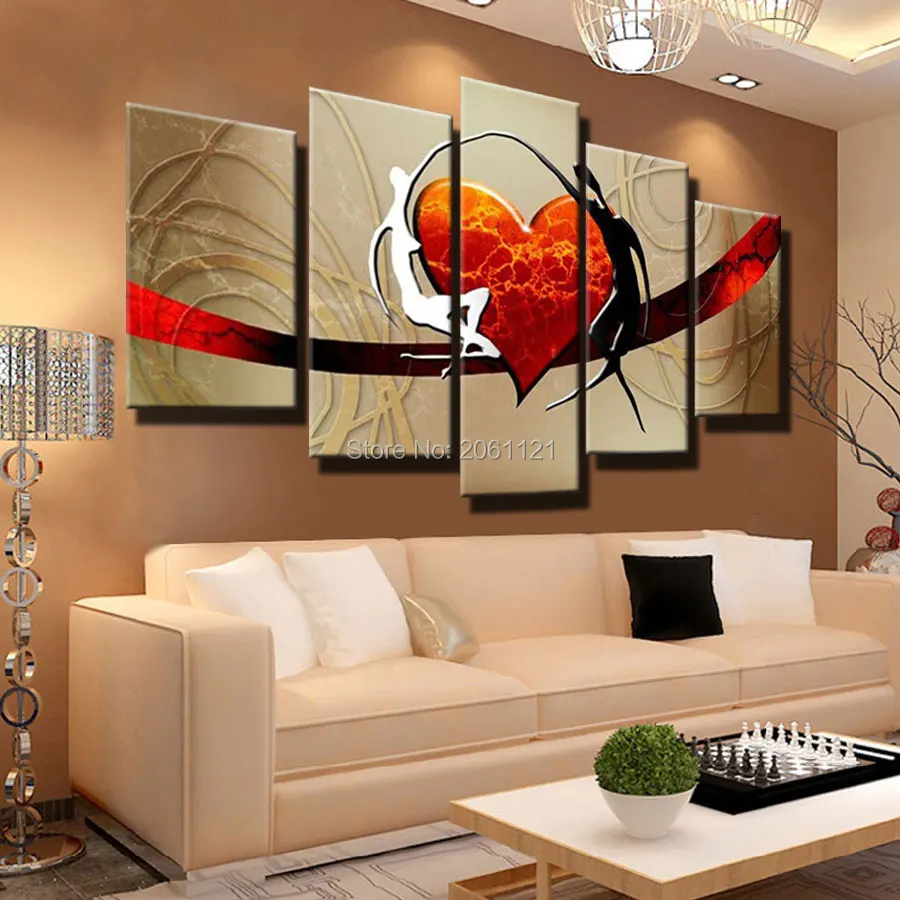 Pintura A Leo Abstrata Moderna Da Lona Pintado M O Quente Casal ~ Quadro Para Quarto De Casal Moderno Pintura A Leo Abstrata Moderna Da Lona Pintado M O Quente Casal ~ Quadro Para Quarto De Casal Moderno