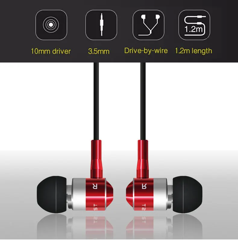 KDK301 Stereo Earphone In Ear Headset With Micro 3.5mm Jack Balanced Headphones Bass Earphones For iPhone Xiaomi Pnones | Электроника