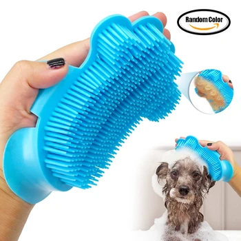 

Pet Hair Removal Brush Dog Cat Brush Combs Pet Kitten Puppy Grooming Glove Hair Brush Dog Comb For Short Long Hair Dogs Cats