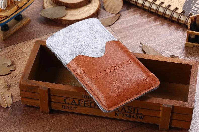 Fssobotlun, 6 стилей, для Wiko Sunny2 Plus 5," защитный чехол для телефона ручной работы шерстяной войлок наручный держатель для карт Карманный мешок