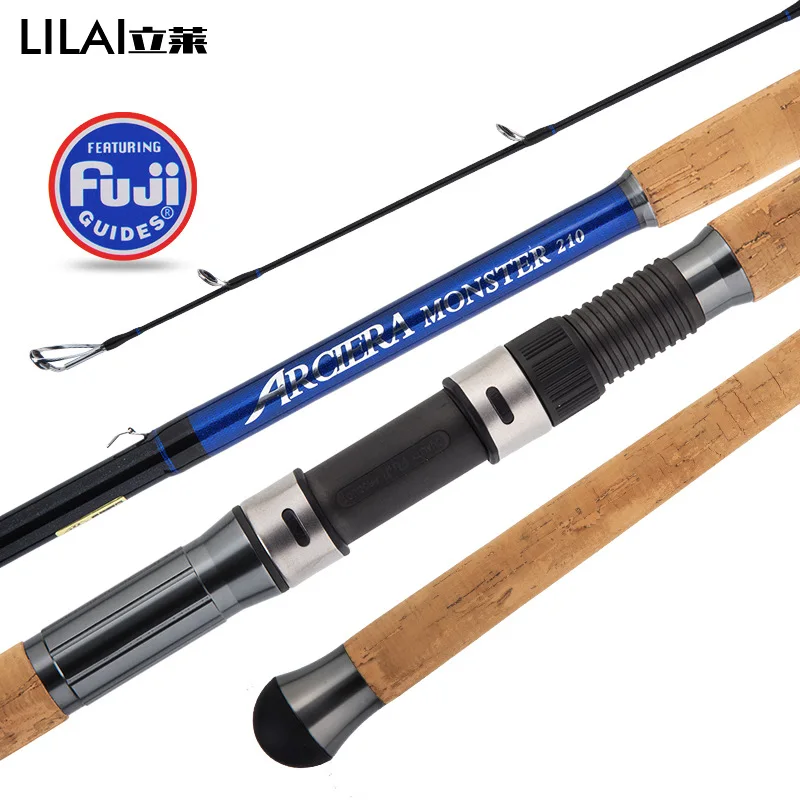 Muma jigging boat fishing rod 2.1m full Fuji parts fishing reel seat