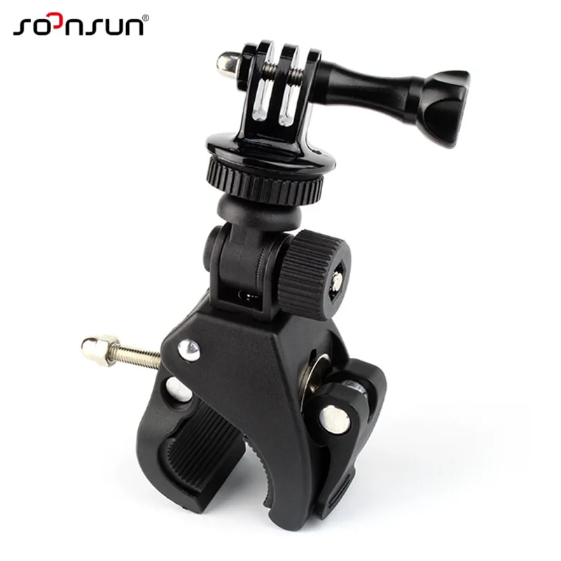 SOONSUN держатель штатива на руль мотоцикла для GoPro Hero 9 8 7 6 5 4 3 2018 Yi DJI OSMO