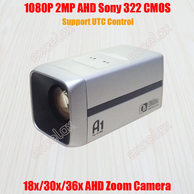 

1080P 2MP AHD 18x Optical 30x 36x UTC Coaxial Control CCTV Zoom Camera Sony IMX322 CMOS NVP2440 Analog HD Motorized Auto Focus