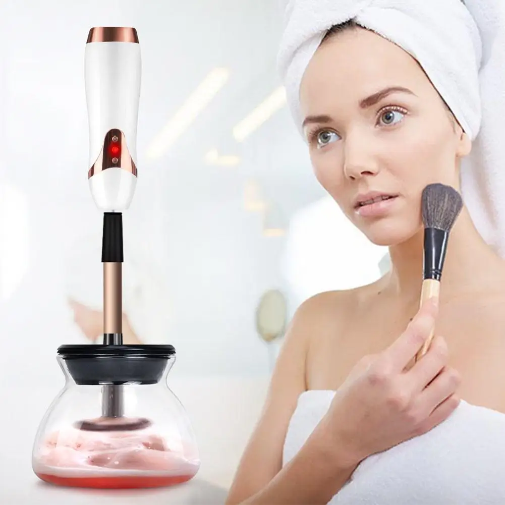 

USB Electric Makeup Brush Cleaner Multi-Function Cleanser Portable Automatic Cleaning Tool Sterilizing Quick Drying New