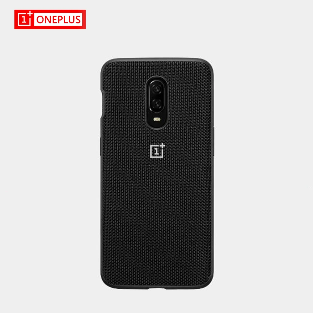 Нейлоновый чехол для oneplus 6 T, официальный защитный чехол, черный чехол one plus 6 T, чехол для oneplus 6T funda - Цвет: 6t nylon