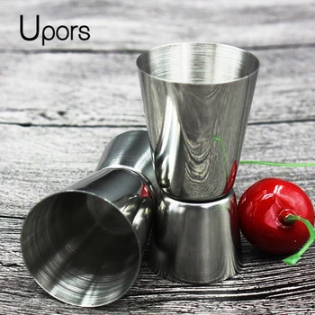 

Upors 15/30ml Stainless Steel Dual Measuring Cup Bartending Drink measuring Cup Jigger Kitchen Bar Tools